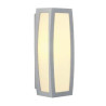 applique MERIDIAN BOX gris argent 20W détecteur de mouvement