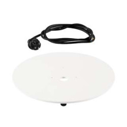 Plaque de montage avec cable noir, blanc