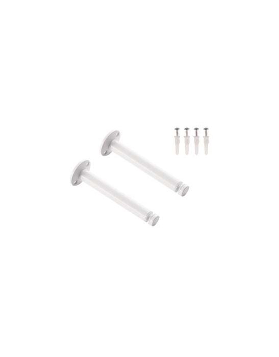 Supports longs pour cable tendu T.B.T, blanc, 2 pices, 16cm