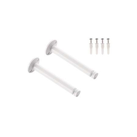 Supports longs pour cable tendu T.B.T, blanc, 2 pices, 16cm