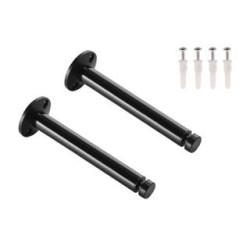 Supports longs pour cable tendu T.B.T, noir, 2 pices, 16cm