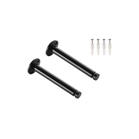 Supports longs pour cable tendu T.B.T, noir, 2 pices, 16cm