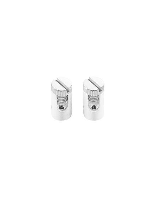 Alimentation pour cable tendu T.B.T, blanc, 2 pices