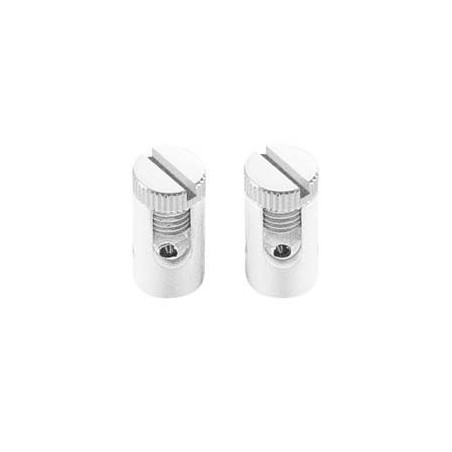 Alimentation pour cable tendu T.B.T, blanc, 2 pices