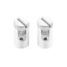 Alimentation pour cable tendu T.B.T, blanc, 2 pices