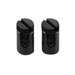 Alimentation pour cable tendu T.B.T, noir, 2 pices