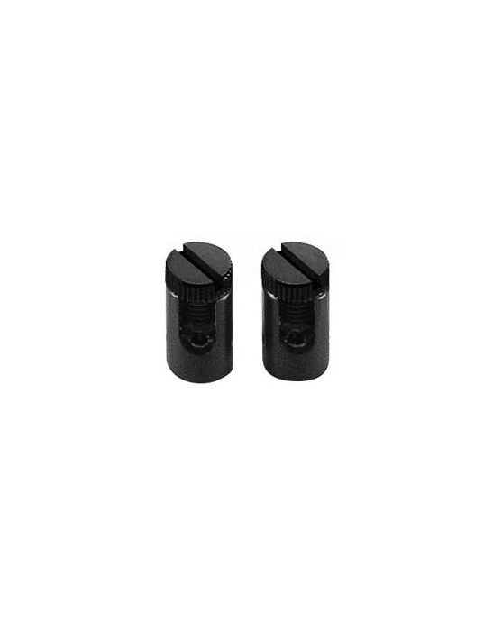 Alimentation pour cable tendu T.B.T, noir, 2 pices
