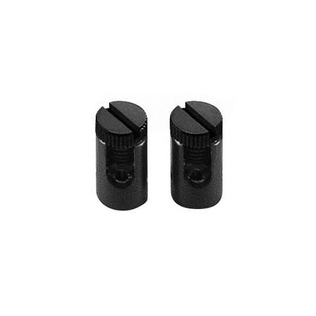 Alimentation pour cable tendu T.B.T, noir, 2 pices