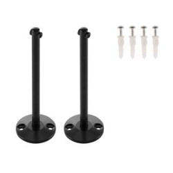 Supports longs pour cable tendu T.B.T, noir, 2 pieces, 16cm