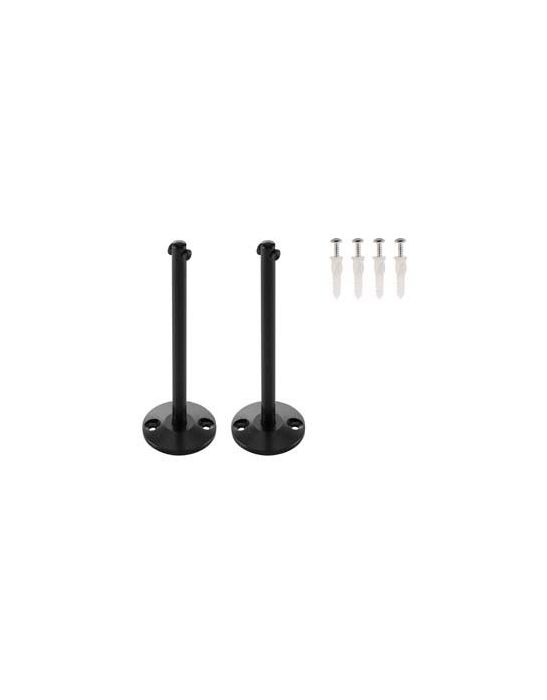 Supports longs pour cable tendu T.B.T, noir, 2 pieces, 16cm