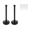 Supports longs pour cable tendu T.B.T, noir, 2 pieces, 16cm