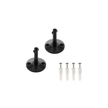 Supports courts pour cable tendu T.B.T, noir, 2 pices, 6cm