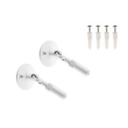 Tendeurs moyens pour cable tendu T.B.T, blanc, 2 pices, 10cm