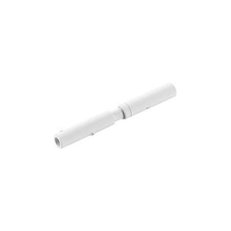 Tendeurs intermediaires pour cable tendu T.B.T, blanc, 2 pieces