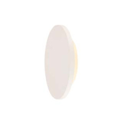 PLASTRA, applique et plafonnier, rond, 30cm, platre blanc, LED 7,4W, 3000K