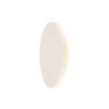 PLASTRA, applique et plafonnier, rond, 30cm, platre blanc, LED 7,4W, 3000K