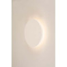 PLASTRA, applique et plafonnier, rond, 30cm, platre blanc, LED 7,4W, 3000K