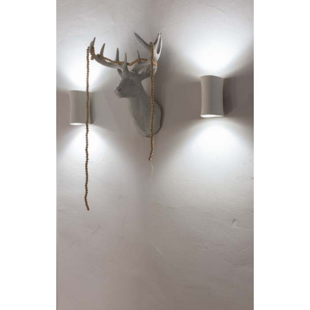 PLASTRA, applique, platre blanc, LED 6,6W, 3000K