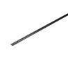 D-TRACK, couvercle aluminium, 1m, 10 clips inclus, noir