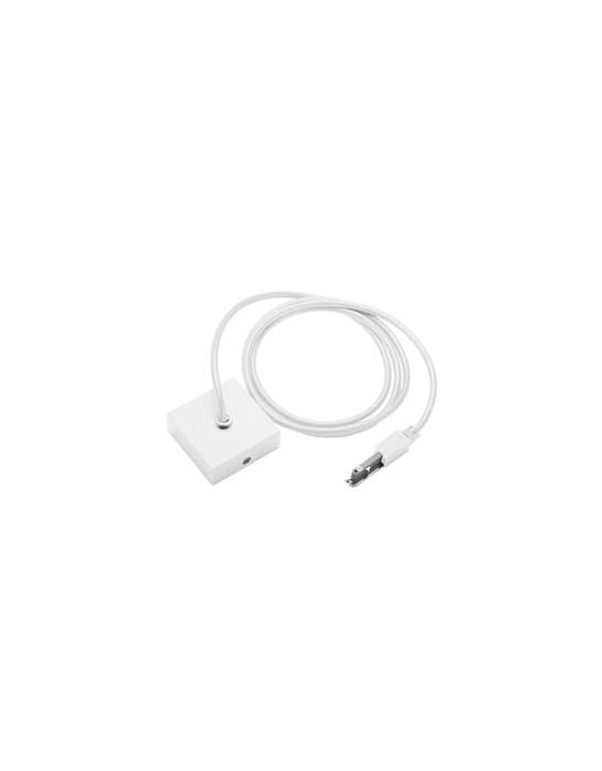 D-TRACK blanc, filin de suspension, 2 metres, avec patere