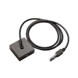 D-TRACK noir, filin de suspension, 2 metres, avec patere