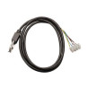 D-TRACK noir, filin de suspension, 2 metres
