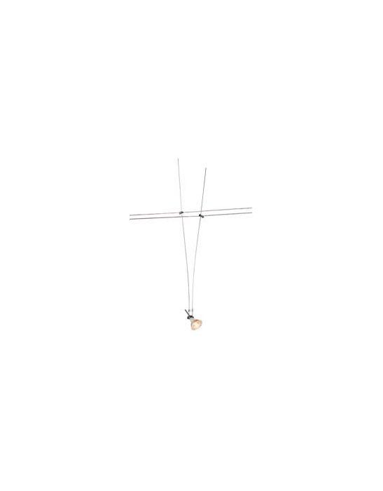 Spot pour cable tendu, MR16, 60cm, chrome