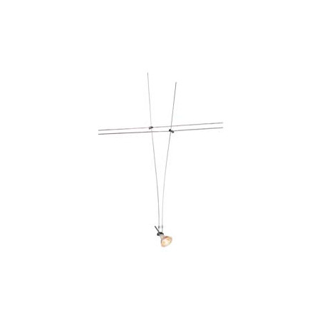 Spot pour cable tendu, MR16, 60cm, chrome