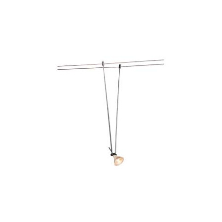 TELESKOP, spot pour cable tendu, MR16, 21-52cm, chrome