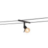 spot pour cable tendu SYROS, MR16, noir