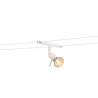SYROS, spot pour cable tendu, MR16, blanc