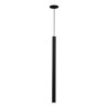 Suspension ronde noire HELIA 60, LED 7.5W, 3000K, patere plate pour encastrement