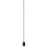 suspension ronde noire FITU E27, max. 60W, cable nu de 5m