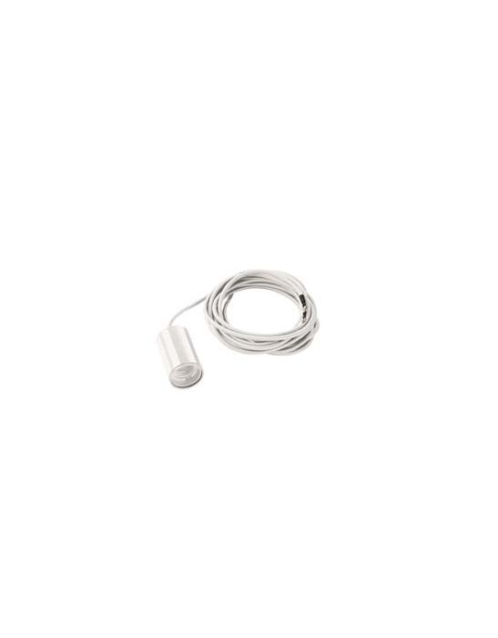 FITU E27 suspension ronde blanche, max. 60W, cable nu de 5m