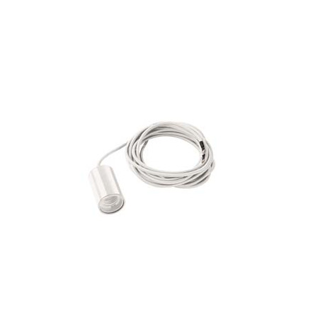 FITU E27 suspension ronde blanche, max. 60W, cable nu de 5m