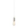 FITU E27 suspension ronde blanche, max. 60W, cable nu de 5m