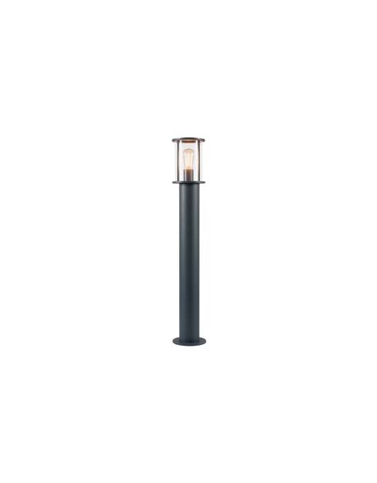 PHOTONIA, borne, ronde, anthracite, verre transparent