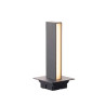 borne H-POL, simple, anthracite 30 cm