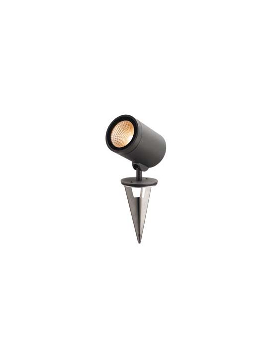 HELIA, projecteur, rond, anthracite, 15W LED, 3000K