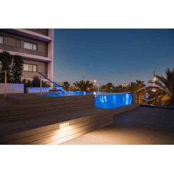 BRICK LED, asymetrique, 11W, 3000K, 230V, IP67