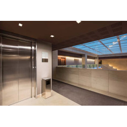 encastre de plafond blanc VERLUX, 10W, 85x85mm, 3000K