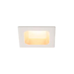 encastre de plafond blanc VERLUX, 10W, 85x85mm, 3000K