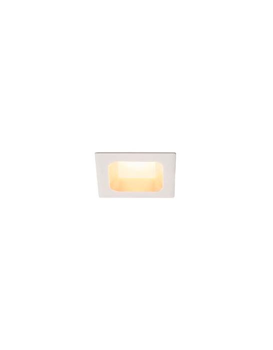 encastre de plafond blanc VERLUX, 10W, 85x85mm, 3000K