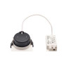encastre de plafond blanc VERLUX, 10W, 85x85mm, 3000K
