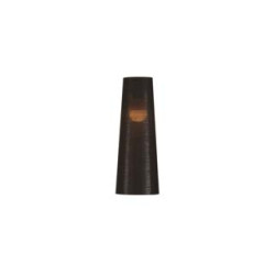 Abat-jour FENDA, conique, diametre 15cm, noir/cuivre