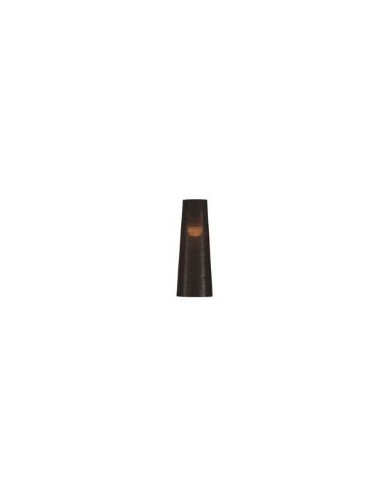 Abat-jour FENDA, conique, diametre 15cm, noir/cuivre