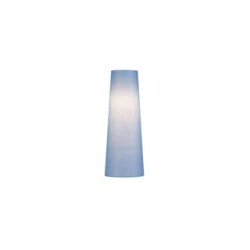 Abat-jour conique FENDA, diametre 15cm, bleu