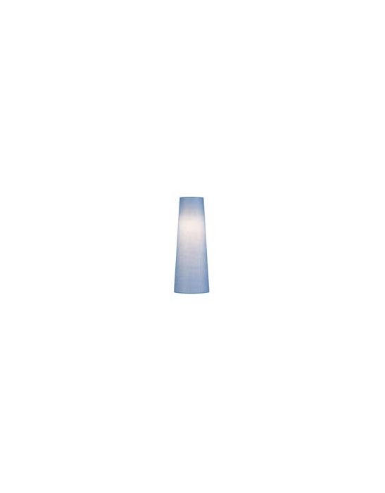 Abat-jour conique FENDA, diametre 15cm, bleu