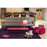 FENDA, abat-jour, conique, diametre 30cm, rose