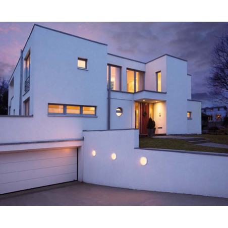 AINOS, rond, blanc, LED 3000K, avec detecteur